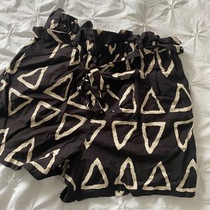Anthropologie Paper Bag Shorts